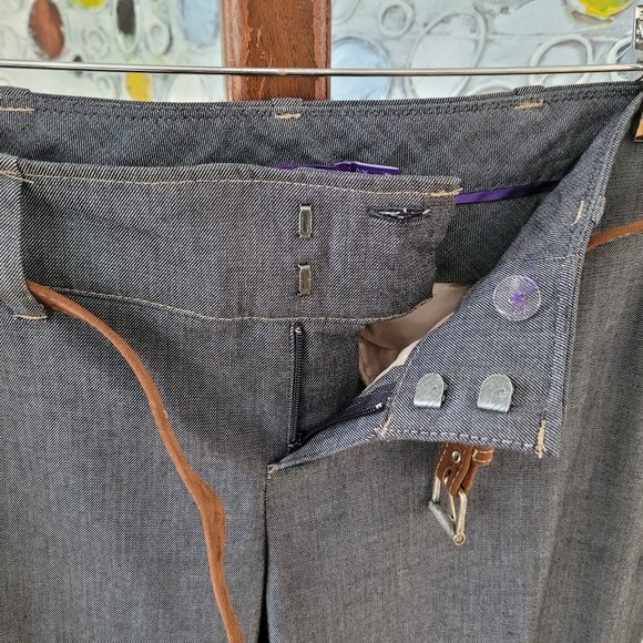 Mexx Denim-Look Boot Cut Trousers EU 36/US 6 - Picture 6 of 11